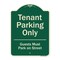 Signmission Designer Series-Tenant Parking Guests Park On Street Heavy-Gauge Aluminum, 24" x 18", G-1824-9882 A-DES-G-1824-9882 - alternate 1